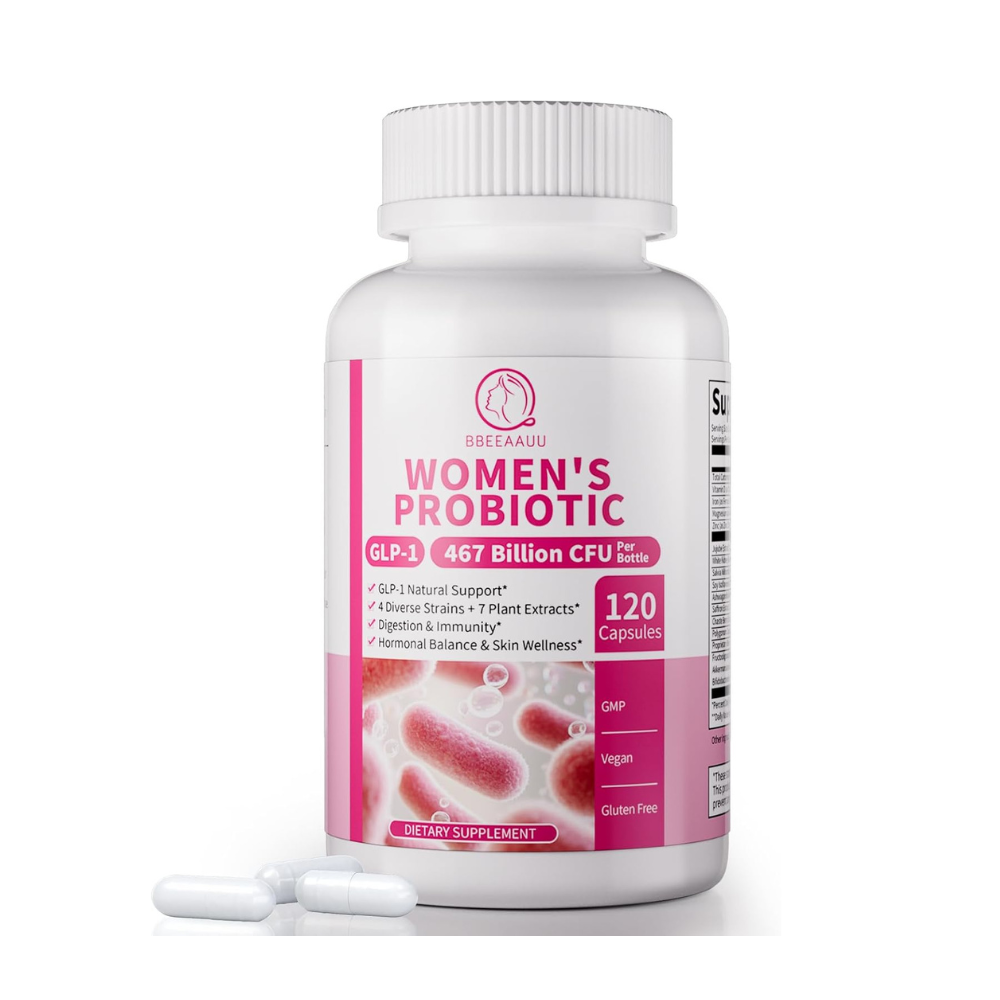 Probiotics for Women - 467 Billion CFUs with Jujube, Probiotic Supplement Capsules Supports Digestive & Skin & Gut Health, Immune, Bloating & Constipation Relief, Vegan, Gluten-Free,120 Counts