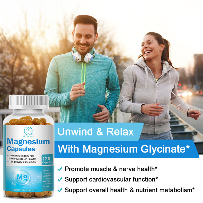 Magnesium GMO Free Capsule Dietary Supplement
