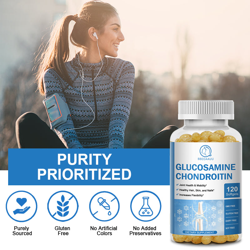 Glucosamine Chondroitin Gluten Free Capsule Dietary Supplement