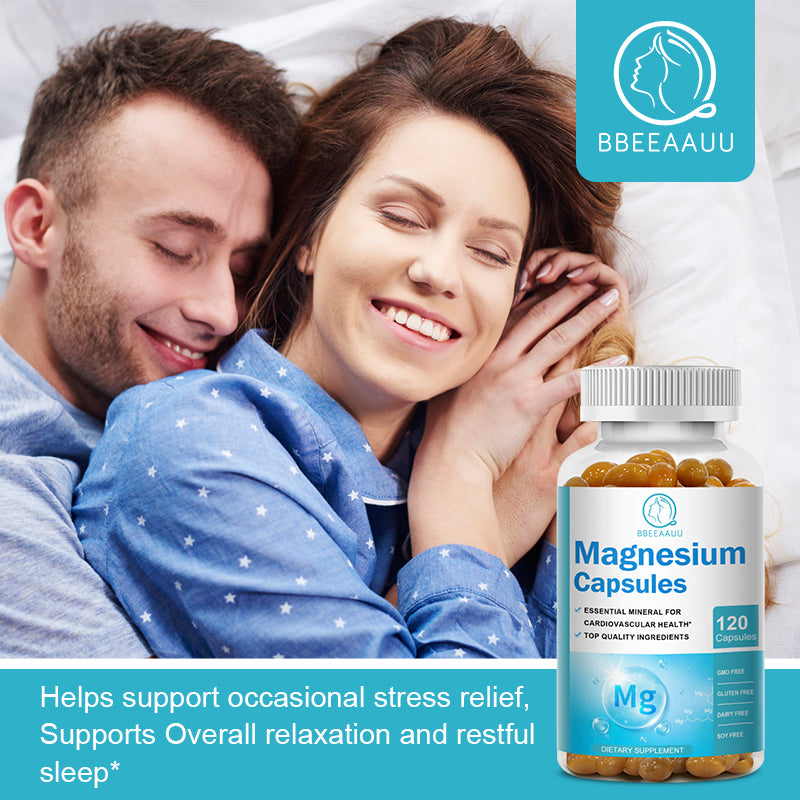 Magnesium GMO Free Capsule Dietary Supplement