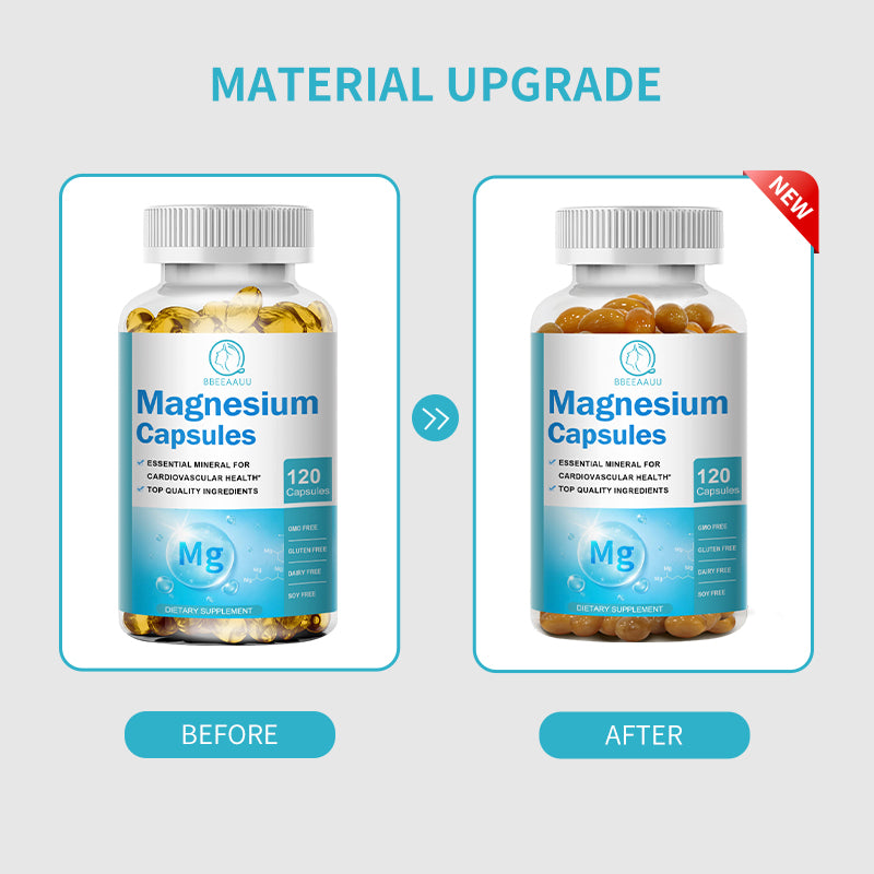Magnesium GMO Free Capsule Dietary Supplement