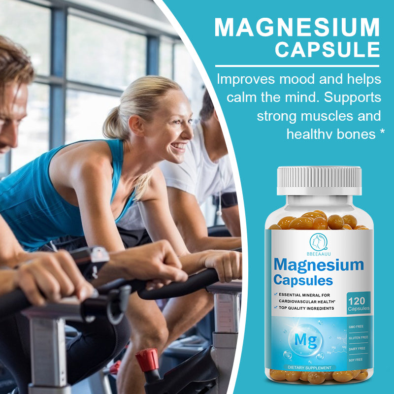 Magnesium GMO Free Capsule Dietary Supplement