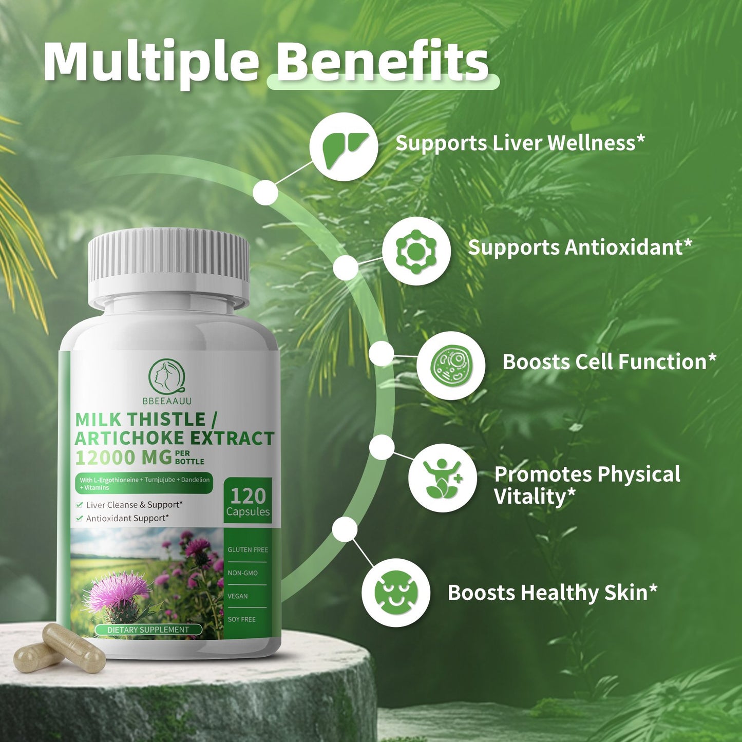 BBEEAAUU Milk Thistle Capsule
