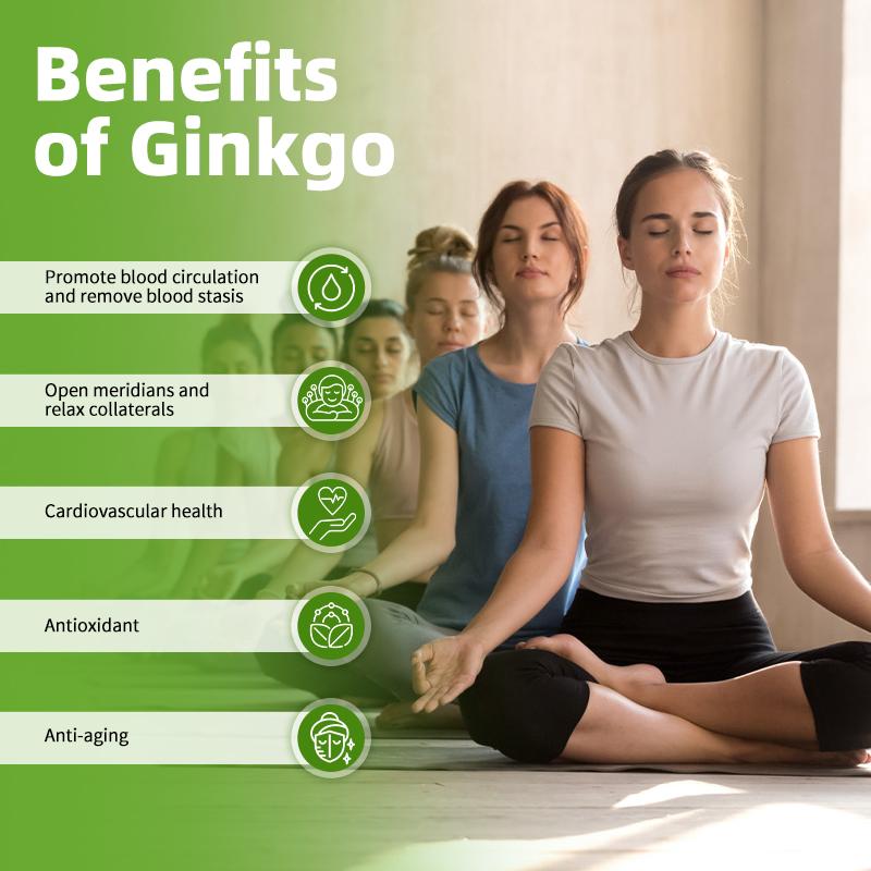 BBEEAAUU Ginkgo Biloba 200MG Leaf Capsules