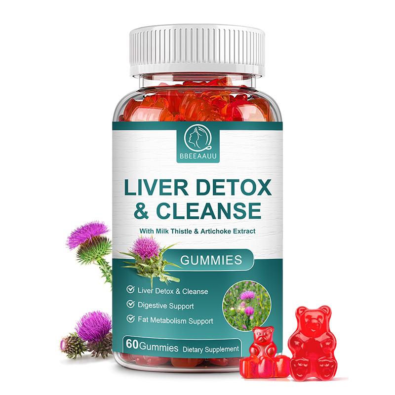 Bbeeaauu Liver Cleanse Detox Health Supplement With Milk Thistle Supports Healthy Liver Function Boosts Immunity Men & Women