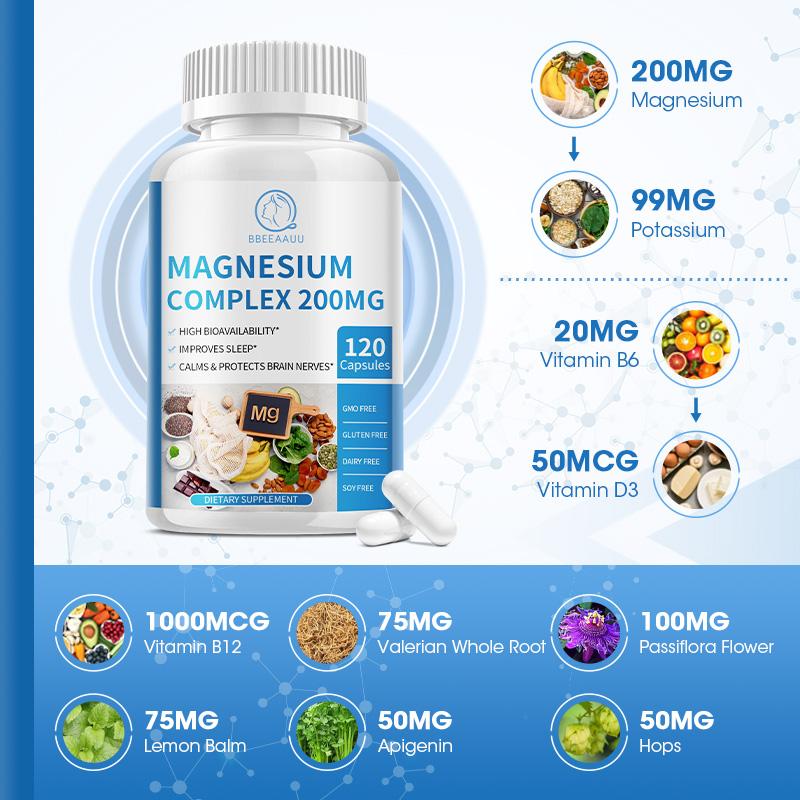 Magnesium Complex 200mg Capsules