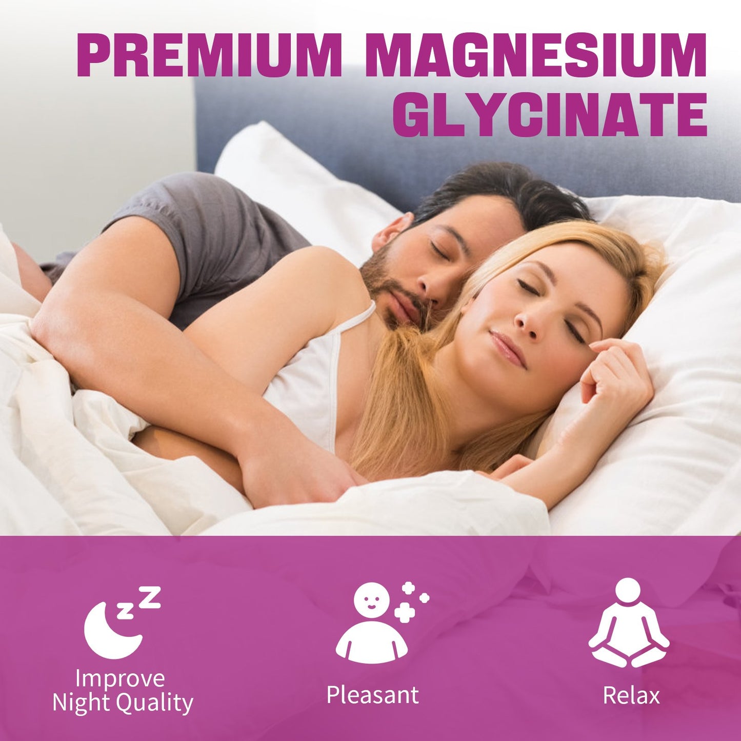BBEEAAUU Magnesium Glycinate Gummies 400mg for Adults Cranberry Flavor