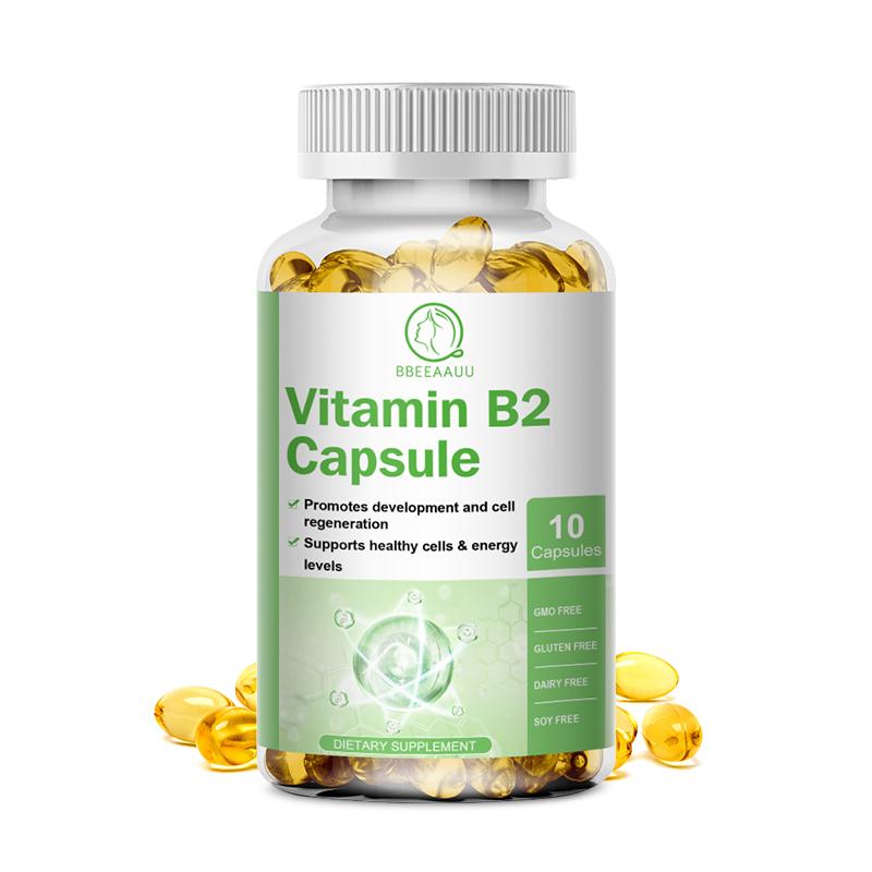 Bbeeaauu Vitamin B2 Riboflavin 300mg Supports Energy Production & Cellular Health Improve Vision and Reduce Eye Fatigue