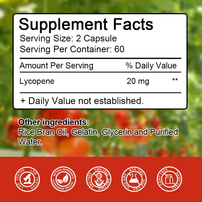 Lycopene Capsule Dietary Supplement