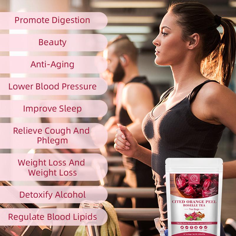 Orange Peel Roselle Tea A Blend for Digestion Beauty Detoxification