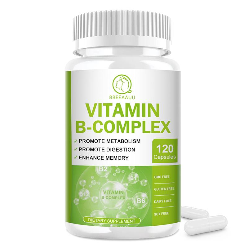 Bbeeaauu Vitamin B Complex (B1, B2, B6, B12)Immune Health, Energy Support & Nervous System Support Energy Metabolism Contains All B Vitamins