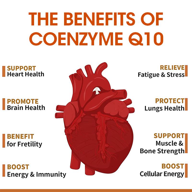 BBEEAAUU COQ10 Gummies | CoQ10 500mg | Delicious Gummy Supplement | Heart Health | Vegetarian |Gluten Free| Ultra High Absorption | 1 Month Use (60 Gummies, 1 Bottle)