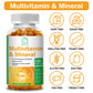 Multivitamin for Women and Men - Vitamin A, C, B2, B3, B5, B6, B12 Calcium, zinc Supplements, Energy & Immune Support - 120 Capsules