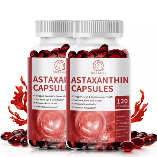 (2 Pack)Astaxanthin Supplement - Natural Algae Antioxidant for Eyes,Skin & Joints - Maximum Absorption,Non-GMO & Gluten Free - 240 Softgels