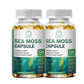 (2 PACK)Irish Sea Moss Capsules - 2000 mg - Made with Bladderwrack & Burdock Root - Seamoss Supplement for Thyroid, Energy, Immune Support, 240 CT