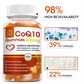 BEAU COQ10 Gummies Supplement, Ultra High Absorption CoQ10 500mg, Support Heart Health, Gluten Free (120 Vegan Gummies)