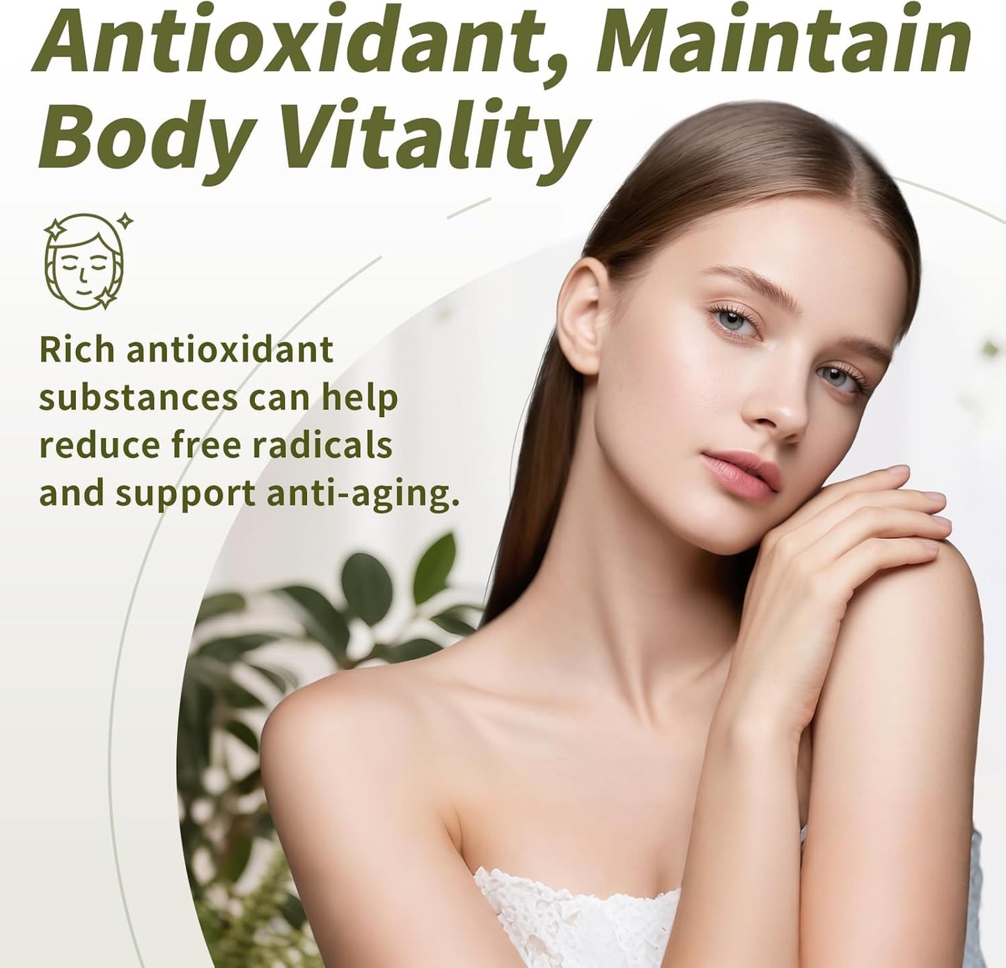 Soursop Graviola Capsules with Kelp, for Cell Regeneration, Enhances Immunity, Digestive Support, Anti-oxida