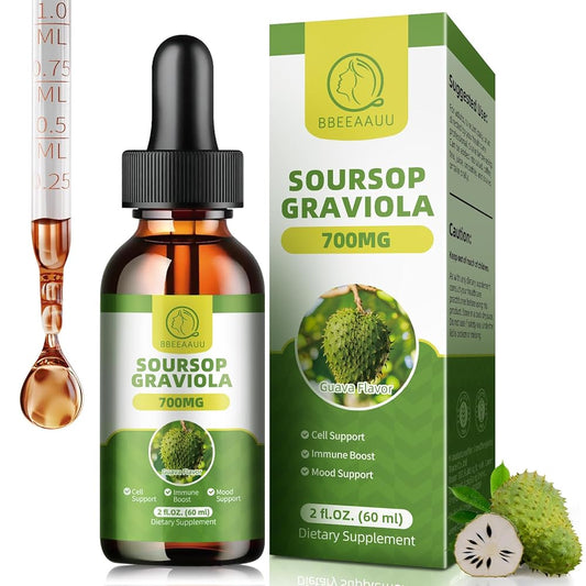 Soursop Graviola Liquid Drops Gluten-free Supplement