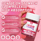 Iron Gummies for Women - Heme Iron for Max Absorption & Gentle on Stomach, 10-in-1 w/Vitamin C, B12, Folate, Supports Energy, Focus & Red Blood* Cell* Wellness | Vegan, Peach Flavor, 60 Ct (2 Pack)
