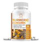 Bbeeaauu Turmeric Curcumin with Curcuminoids 800mg Support Complex with Black Pepper - Inflammation, Joint Pain Relief Non-GMO High Strength Active Supplements