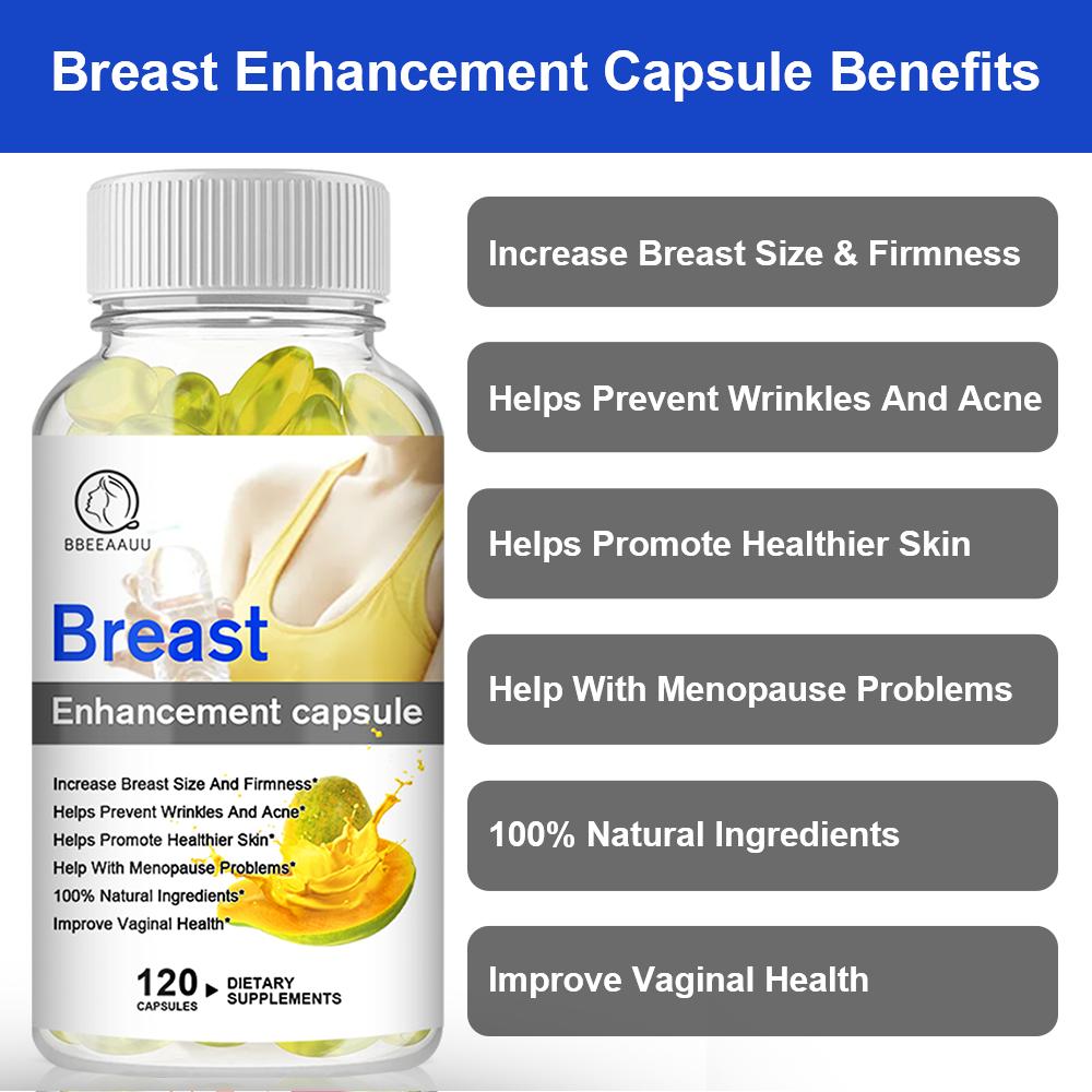 Pueraria Mirifica Papaya Extract Chewable Tablet Big Breast Enlargement Capsule Breast Enhancement Female Hormone Estrogen